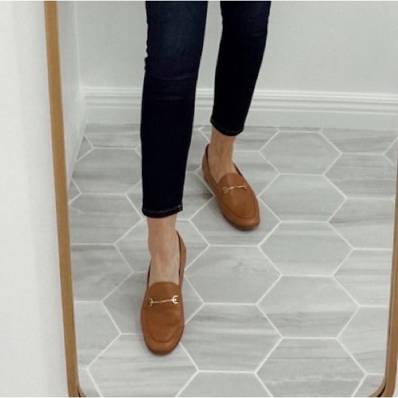 Etienne aigner VTG size 7 brown leather horsebit loafers gold detail chestnut - Picture 8 of 10